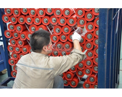 成鋼輸送機托輥工廠質(zhì)量檢測